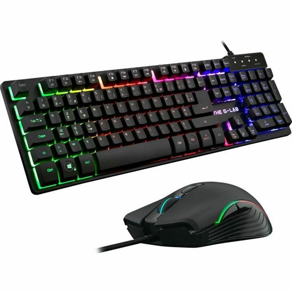 Πληκτρολόγιο και Ποντίκι The G-Lab PACK-WL-PC-BK